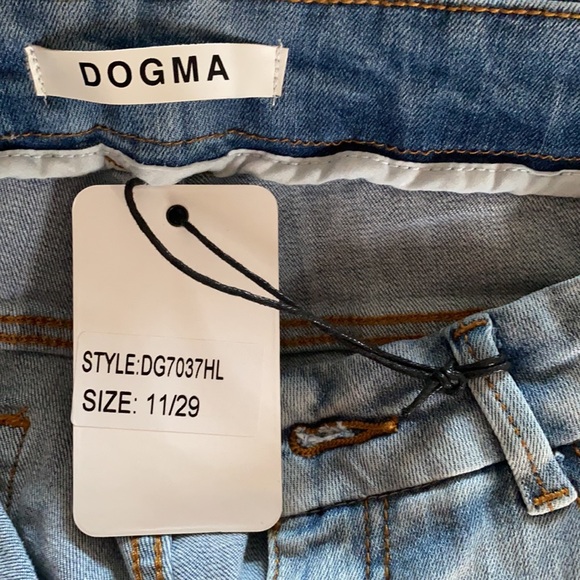 Fashion Nova Split Hem Stretch Jeans 1 - Picture 5 of 6